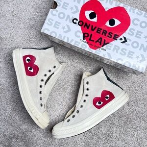Converse Play Comme Des Garçons High Top Sneakers 11